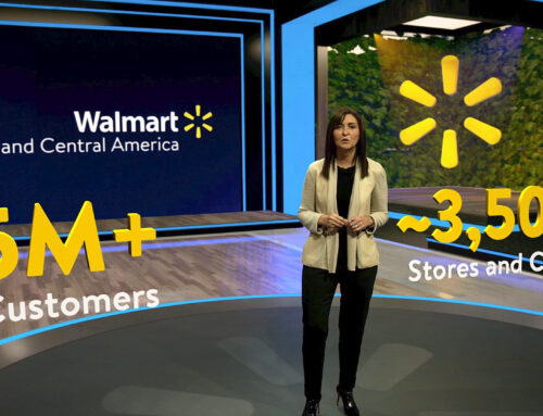 Informational AR and on-brand virtual sets for Walmart