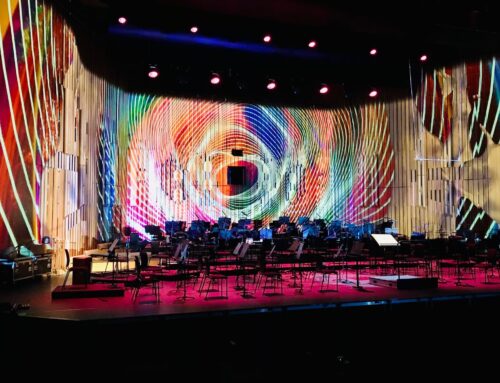 Reactive visuals for hybrid audience concert at The Barbican